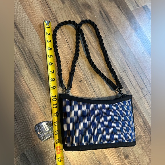 Tatami Saraye Chic Black, Blue and Tan Women's Shoulder Bag - Picture 4 of 11